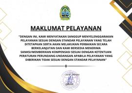 Maklumat Pelayanan